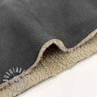 Ecopelle per abbigliamento Bounded Cantara black