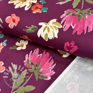 Felpa NERIDA HANSEN Colette plum digital print