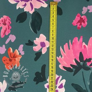 Felpa NERIDA HANSEN Colette petrol digital print