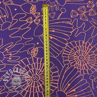 Tessuto di cotone NERIDA HANSEN Eden purple