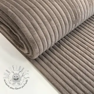 Velluto a coste HANNIBAL taupe