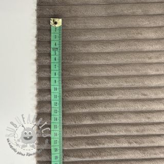 Velluto a coste HANNIBAL taupe