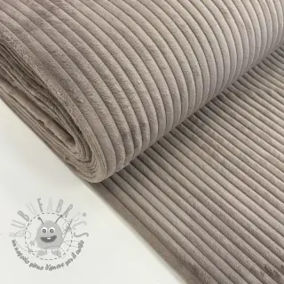 Velluto a coste FUTE taupe