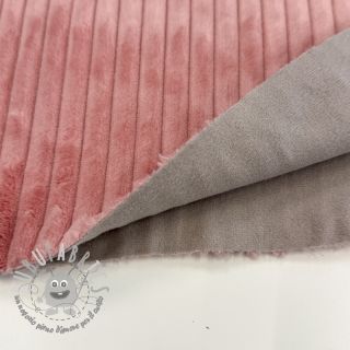 Velluto a coste FUTE bois de rose