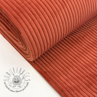 Velluto a coste FUTE terracotta