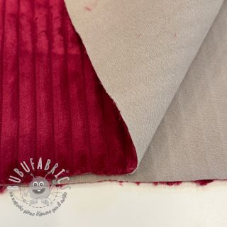 Velluto a coste FUTE lie de vin