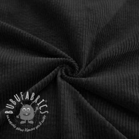 Velluto a coste 6W WASHED STRETCH black