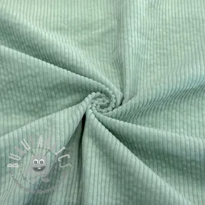 Velluto a coste 6W WASHED STRETCH mint