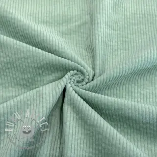 Velluto a coste 6W WASHED STRETCH mint