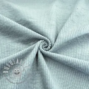 Velluto a coste 6W WASHED STRETCH seafoam green