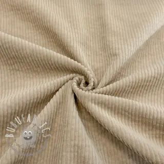 Velluto a coste 6W WASHED STRETCH sand