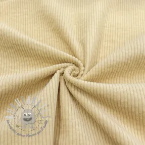 Velluto a coste 6W WASHED STRETCH light yellow