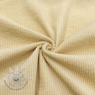 Velluto a coste 6W WASHED STRETCH light yellow