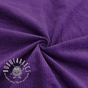Velluto a coste 6W WASHED STRETCH purple