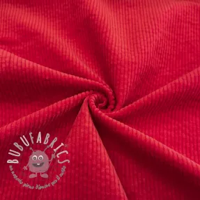 Velluto a coste 6W WASHED STRETCH red