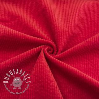 Velluto a coste 6W WASHED STRETCH red