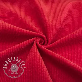 Velluto a coste 6W WASHED STRETCH red