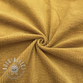 Velluto a coste 6W WASHED STRETCH ochre