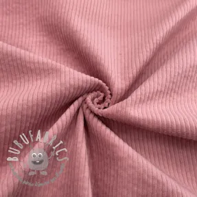 Velluto a coste 6W WASHED STRETCH rose