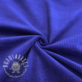 Velluto a coste 6W WASHED STRETCH cobalt
