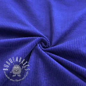 Velluto a coste 6W WASHED STRETCH cobalt