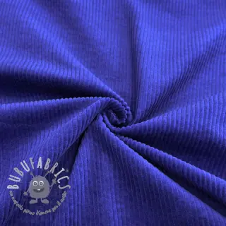 Velluto a coste 6W WASHED STRETCH cobalt