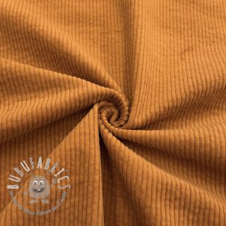 Velluto a coste 6W WASHED STRETCH mustard