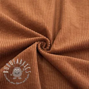 Velluto a coste 6W WASHED STRETCH rust