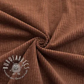 Velluto a coste 6W WASHED STRETCH nutbrown