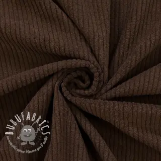 Velluto a coste 6W COTTON TOUCH dark brown