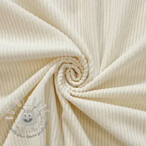 Velluto a coste 6W COTTON TOUCH ecru