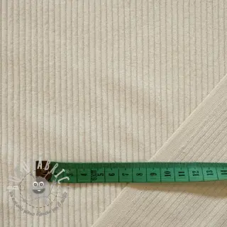 Velluto a coste 6W COTTON TOUCH ecru