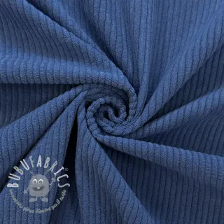 Velluto a coste 6W COTTON TOUCH blue