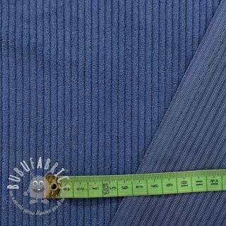 Velluto a coste 6W COTTON TOUCH blue