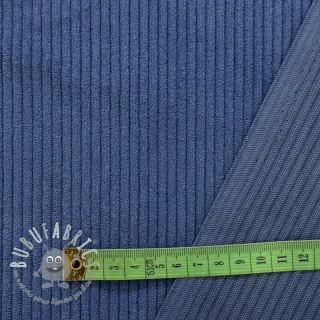Velluto a coste 6W COTTON TOUCH blue