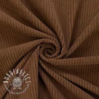Velluto a coste 6W COTTON TOUCH brown