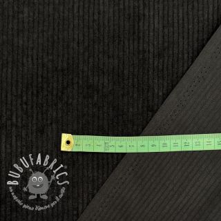 Velluto a coste 6W COTTON TOUCH black