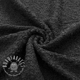 Tessuti per maglioni Bouclette black