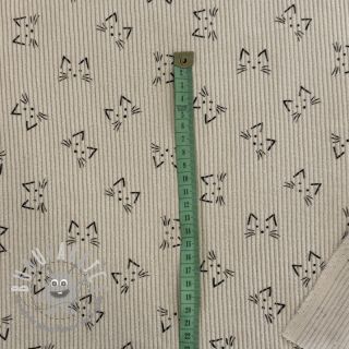 Velluto a coste STRETCH Cute animals design E