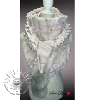 Pelliccia sintetica Lara rose