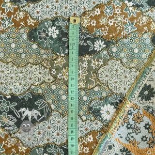 Tessuto decorativo jacquard Nuage allover kaki