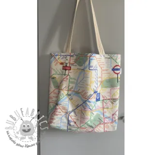 Tessuto decorativo premium Subway underground
