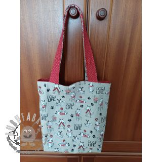 Tessuto decorativo Linenlook Dogs life