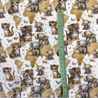 Jersey Safari animals design C digital print