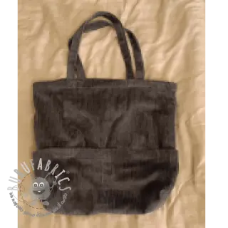 Velluto a coste dark grey