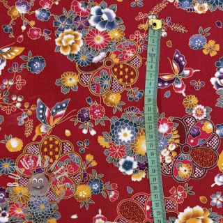 Tessuto di cotone JAPAN Wasabi rouge