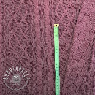 Tessuti per maglioni Jacquard CHAIN mauve