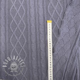 Tessuti per maglioni Jacquard CHAIN steel blue