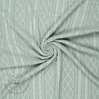 Tessuti per maglioni Jacquard CHAIN mint
