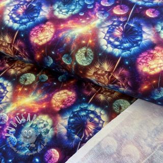 Felpa Fantasy flowers design A digital print
